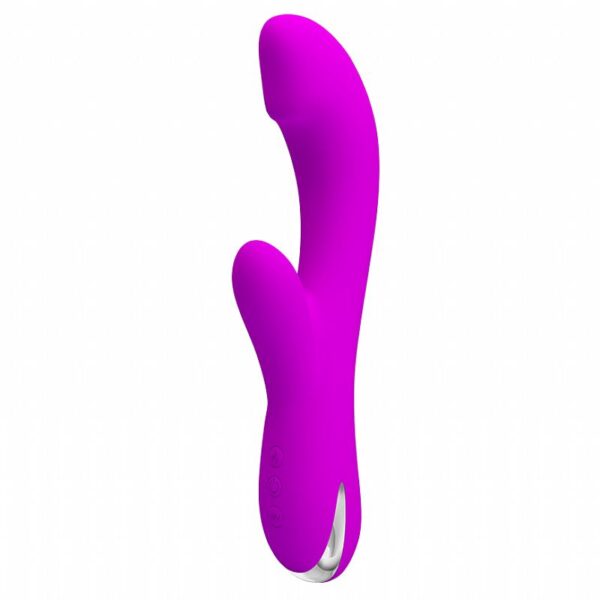 Vibrador e Estimulador com Aquecimento Recarregável - Cornelius - Pretty Love - Sexshop