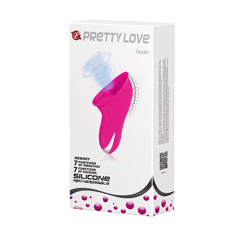 Estimulador de Sucção Recarregável - Isaac - Pretty Love - Sexshop