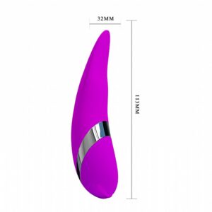 Estimulador e Vibrador Feminino Recarregável - Spoony - Pretty Love - Sexshop