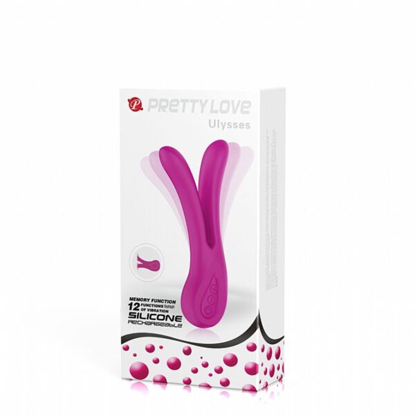 Vibrador Clitoriano e Estimulador Feminino Recarregável - Ulysses - Pretty Love - Sex shop