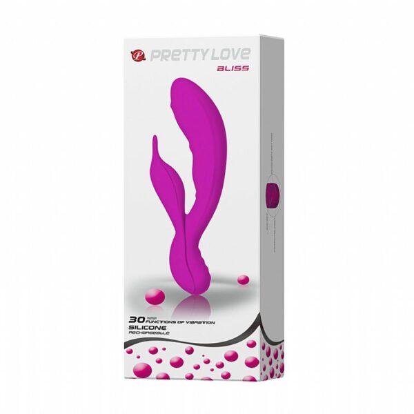 Estimulador de Ponto G e Clitóris Recarregável - Bliss - Pretty love - Sexshop