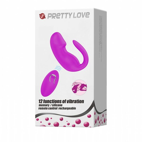 Vibrador Estimulador de Casal Tiffany - Pretty Love - Sexshop