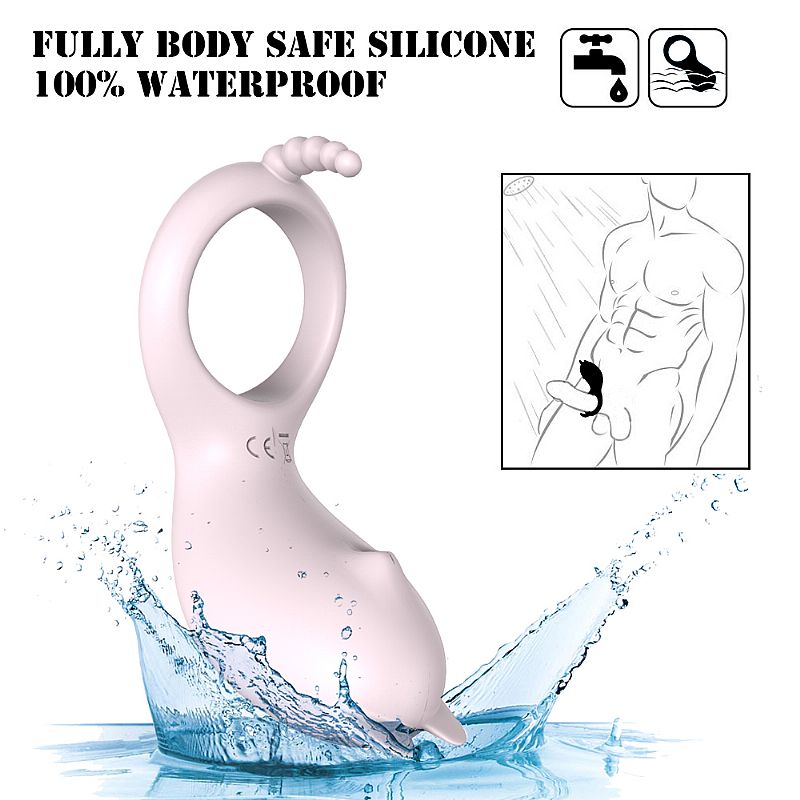 Anel Peniano com Estimulador de Clitóris Recarregável- Cora - S-Hande - Sexshop