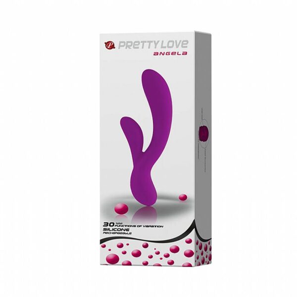 Estimulador de Ponto G e Clitóris Recarregável - Angela - Pretty Love - Sexshop