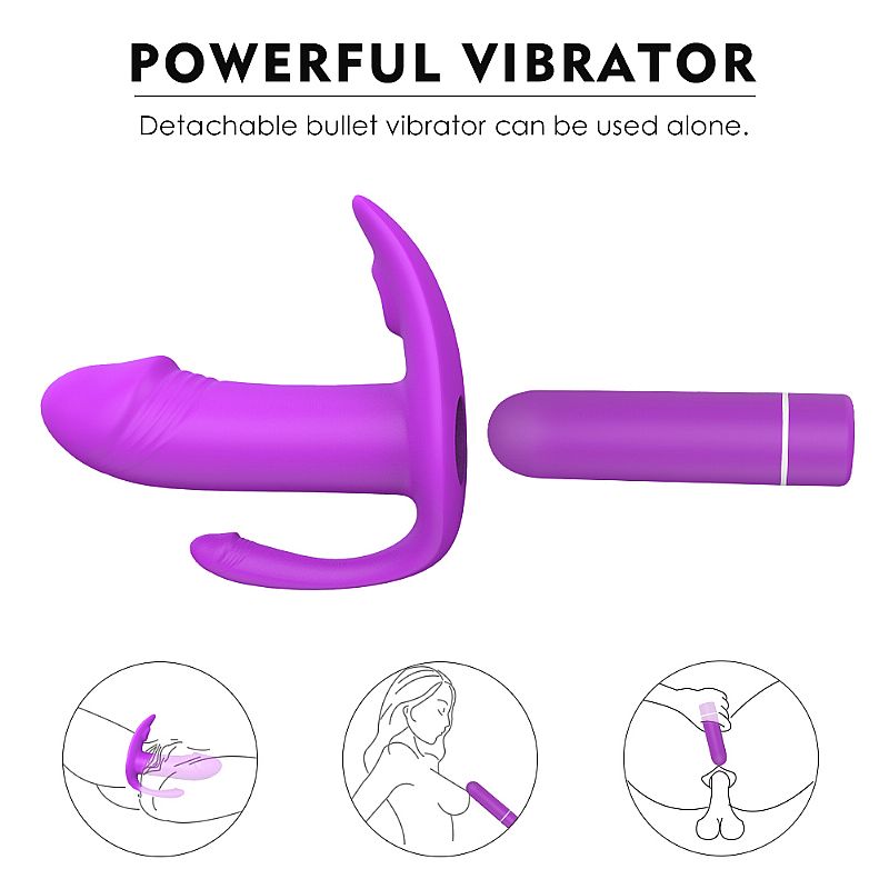 Massageador com Estimulador de Clitóris Recarregável - Didi - S-Hande - Sexshop