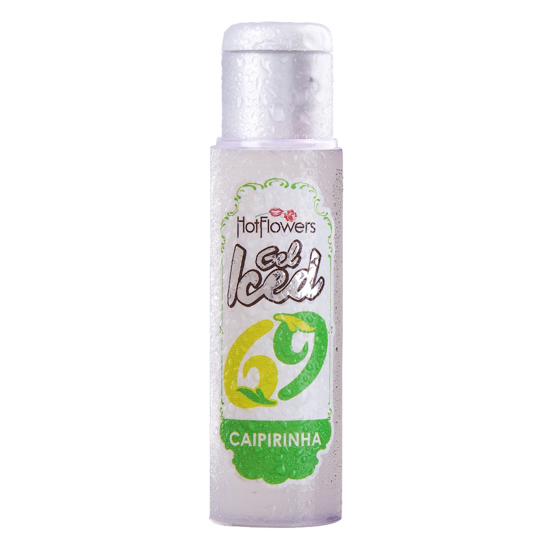 Kit 03 Gel Gelado Aromatizante Sabor Caipirinha 35ml HotFlowers - Sexshop