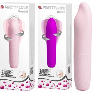 Vibrador Massageador Feminino Recarregável - Pretty Love - Sexshop