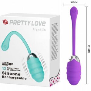 Vibrador Feminino Bullet Massageador Recarregável - Franklin - Pretty Love - Sexshop
