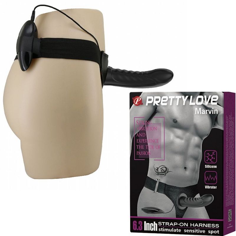 Capa Peniana com Cinta e Vibrador Marvin - Pretty Love - Sex shop