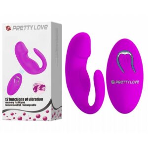 Vibrador Estimulador de Casal Tiffany - Pretty Love - Sexshop