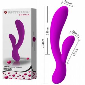 Estimulador de Ponto G e Clitóris Recarregável - Angela - Pretty Love - Sexshop