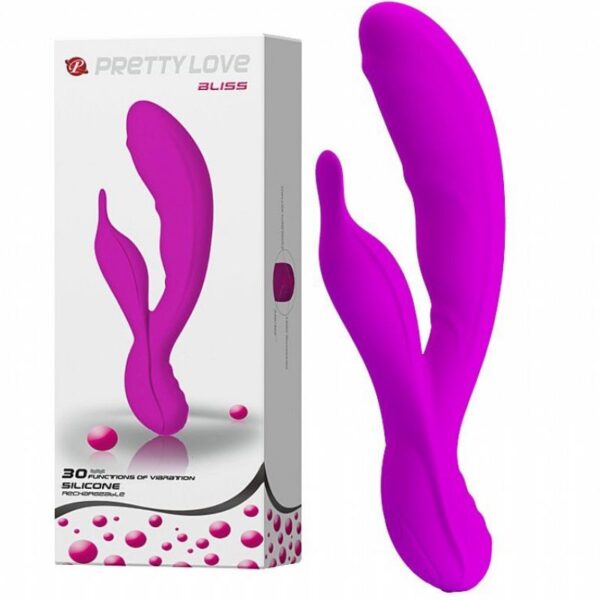 Estimulador de Ponto G e Clitóris Recarregável - Bliss - Pretty love - Sexshop