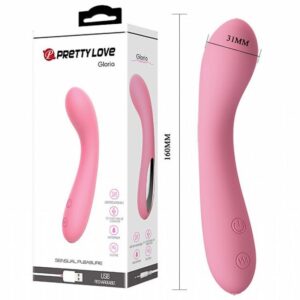 Estimulador de Ponto G Recarregável - Gloria - Pretty Love - Sexshop