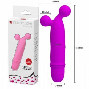 Vibrador e Massageador Feminino Goddard - Pretty Love - Sexshop