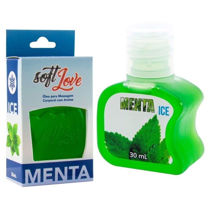 Kit 03 Gel Gelado Comestível Menta 30ml SoftLove - Sex shop