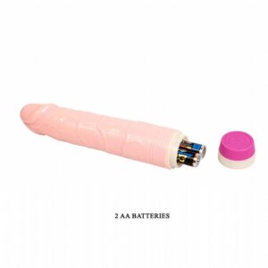 Pênis Realístico com Vibrador em Silicone - 17 x 3,5 cm - Sexshop