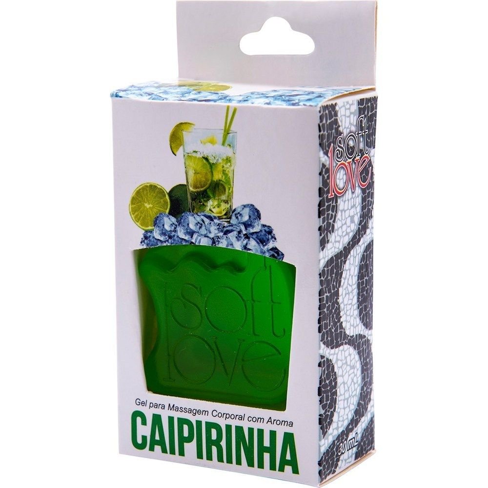 Kit 03 Gel Gelado Comestível Caipirinha 30ml SoftLove - Sex shop