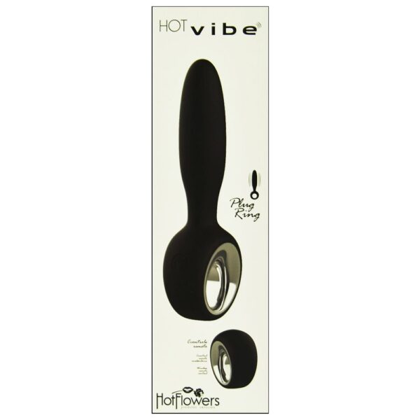 Plug Anal Hot Vibe Anel controlador de 12 Vibrações Hot Flowers - Sex shop