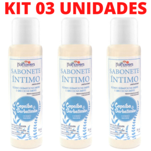 Kit 03 Sabonete Íntimo COPAÍBA E BARBATIMÃO 35ml - Sexshop