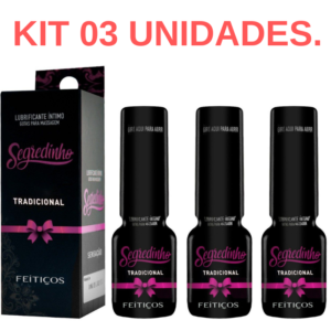 Kit 03 Segredinho Gotas Afrodisíacas Feiticos Aromaticos 15ml - Sexshop