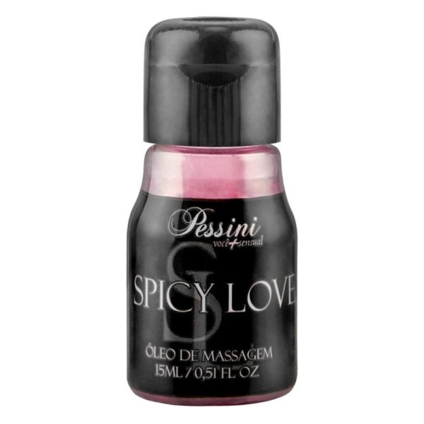 Kit 03 Gel Corporal de Morango com Champanhe Spicy Love Pessini 15ml - Sexshop