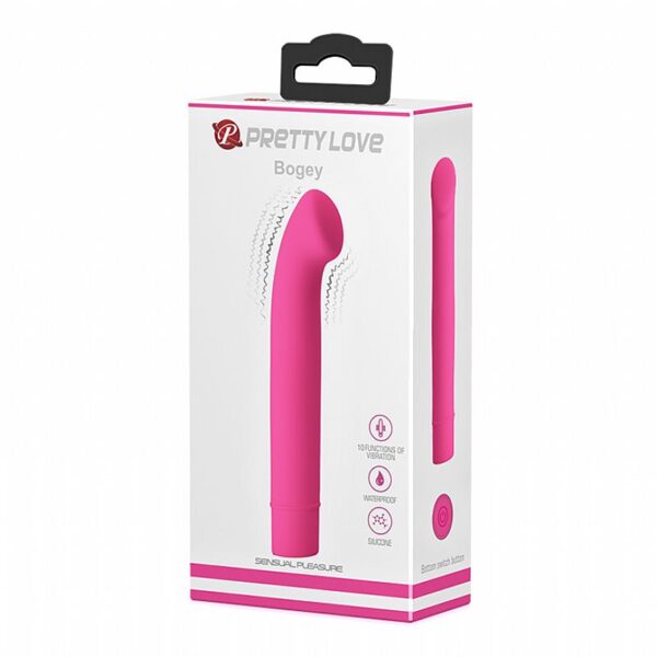 Vibrador Ponto G e Massageador Bogey - Pretty Love