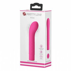 Vibrador Ponto G e massageador Clitoriano - Atlas Pretty Love