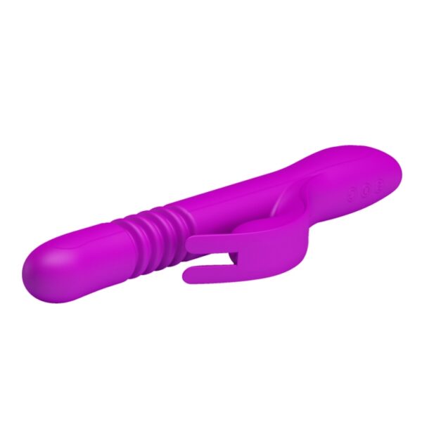 Vibrador vai e vem com estimulador clitoriano - Donahue Pretty Love