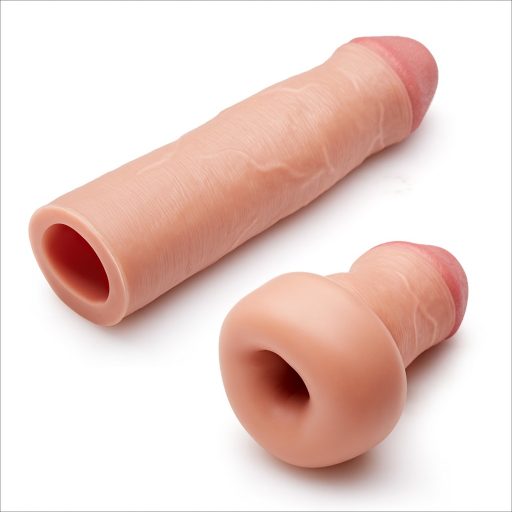 Capa Peniana Extensora com 5 cm de Extensão - LOVETOY NATURE EXTENDER - Sex shop