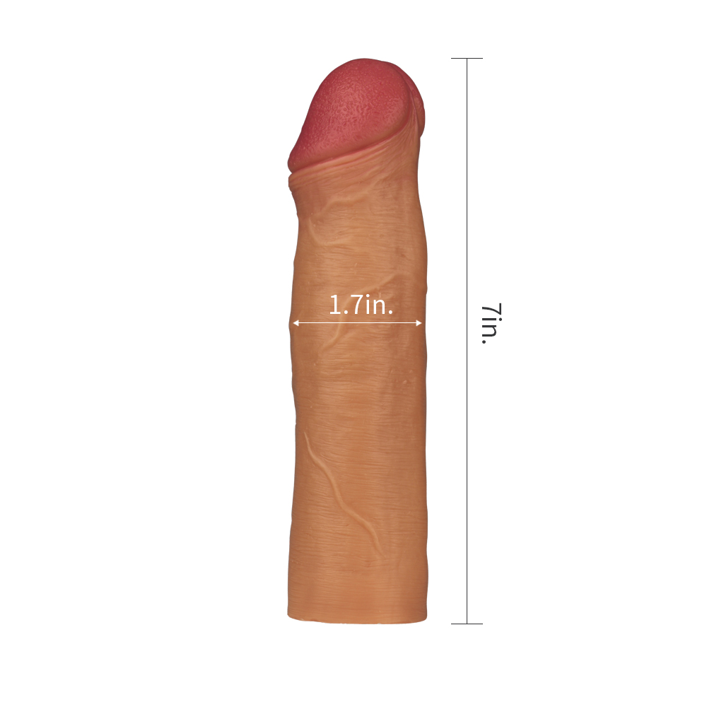 Capa Peniana Extensora com 5 cm de Extensão - LOVETOY NATURE EXTENDER - Sex shop
