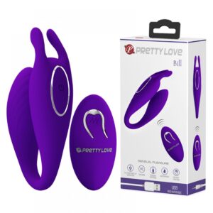 Vibrador para casais Bill dupla penetração - Pretty Love