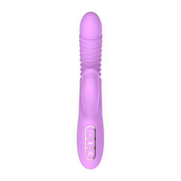 Vibrador recarregável escalonado, estimulador clitoriano com línguas - Sexshop