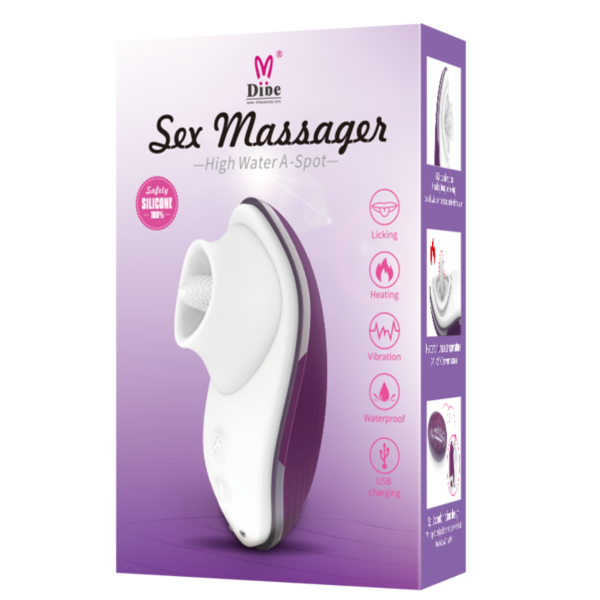 Estimulador clitoriano recarregável, design moderno, luxuoso e compacto - Sexshop