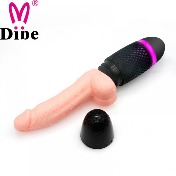 Maquina de Sexo Vai e Vem Mini fuck machine com pênis realístico - DIBE - Sexshop