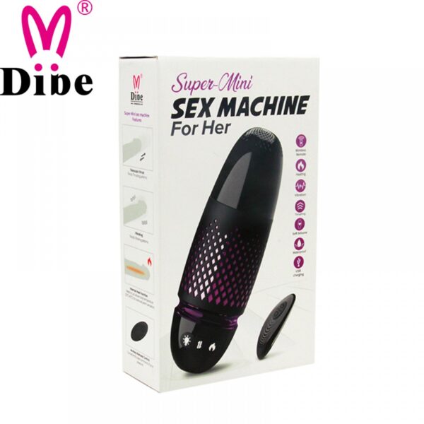 Maquina de Sexo Vai e Vem Mini fuck machine com pênis realístico - DIBE - Sexshop