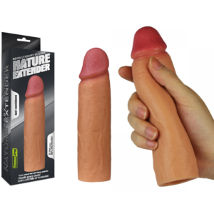 Capa Peniana Extensora com 2,5 cm de Extensão - LOVETOY NATURE EXTENDER - Sexshop