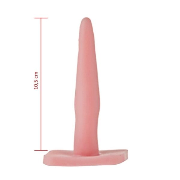 Plug Anal iniciante macio e liso 10,5x2cm Hot Flowers - Sex shop