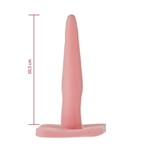 Plug Anal iniciante macio e liso 10,5x2cm Hot Flowers - Sex shop