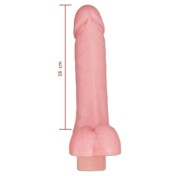 Pênis Realista com Vibrador interno 17x4cm Hot Flowers - Sex shop