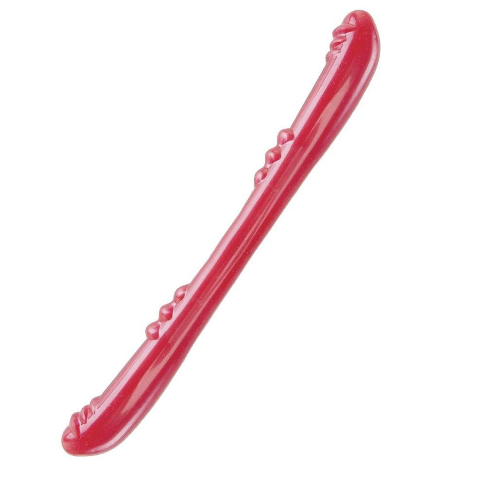 Plug Anal Dupla Penetração Vermelho 31x2,5cm Hot Flowers - Sex shop