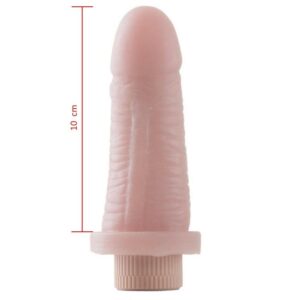 Pênis Real Pequeno com vibrador e controle interno CyberSkin HOT FLOWERS - Sex shop