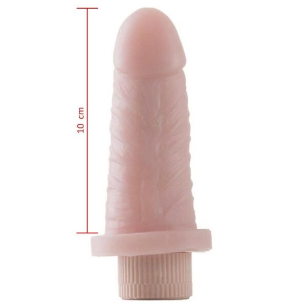 Pênis Real Pequeno Vibrador interno em Cyber 10x3cm HotFlowers - Sexshop