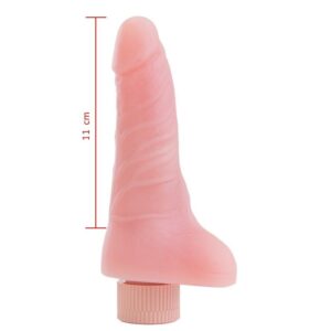 Pênis Realista com Vibrador interno 13x3cm Hot Flowers - Sex shop