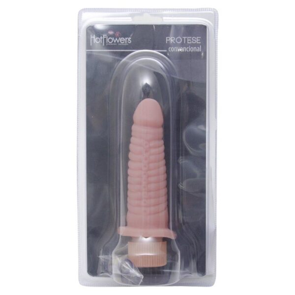 Pênis Vibrador Interno 12,5x3,5cm Hot Flowers - Sex shop