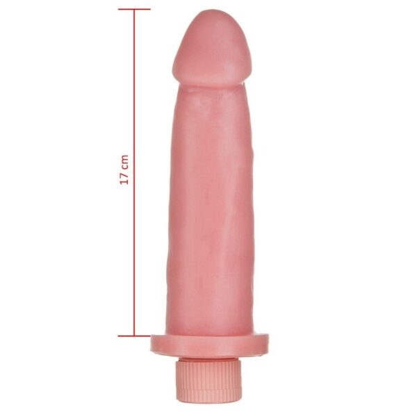 Pênis com vibrador interno 18x4,5 Hot Flowers - Sexshop