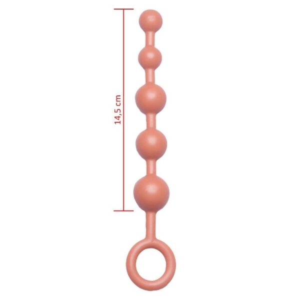 Plug anal 05 Bolinhas anais 14,5x2,3 Hot Flowers - Sexshop