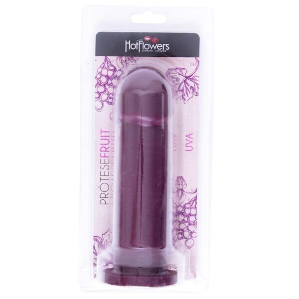 Pênis Real Fruit Uva Maciça 17,5x4,5 Hot Flowers - Sexshop