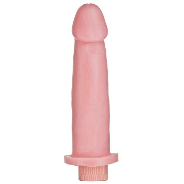 Pênis Real Cyberskin com Vibrador 18x4cm Hot Flowers - Sex shop