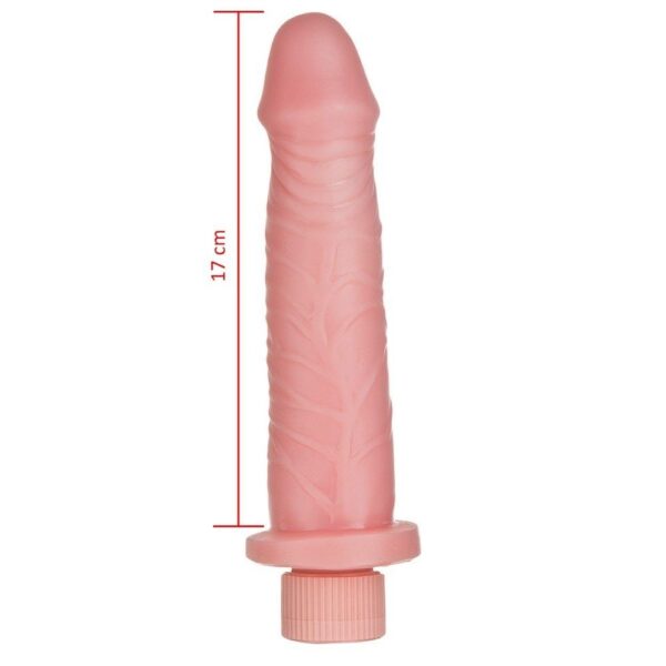 Pênis com Vibrador e Veias 18x4cm Hot Flowers - Sex shop