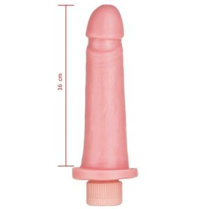 Pênis com vibrador Realista 16,5x4cm Hot Flowers - Sex shop